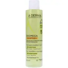 A-Derma Exomega Control 2in1 Emollient Cleansing Gel 200ml