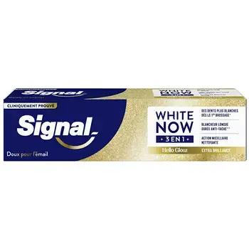 Signal White now 3in1 Hello Glow - Bělicí zubní pasta 75ml