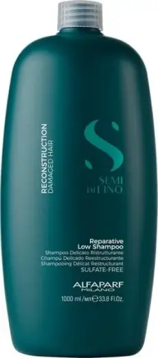 Alfaparf Milano Semi Di Lino Reconstruction Reparative Restoring Shampoo for Damaged Hair 1000 Ml