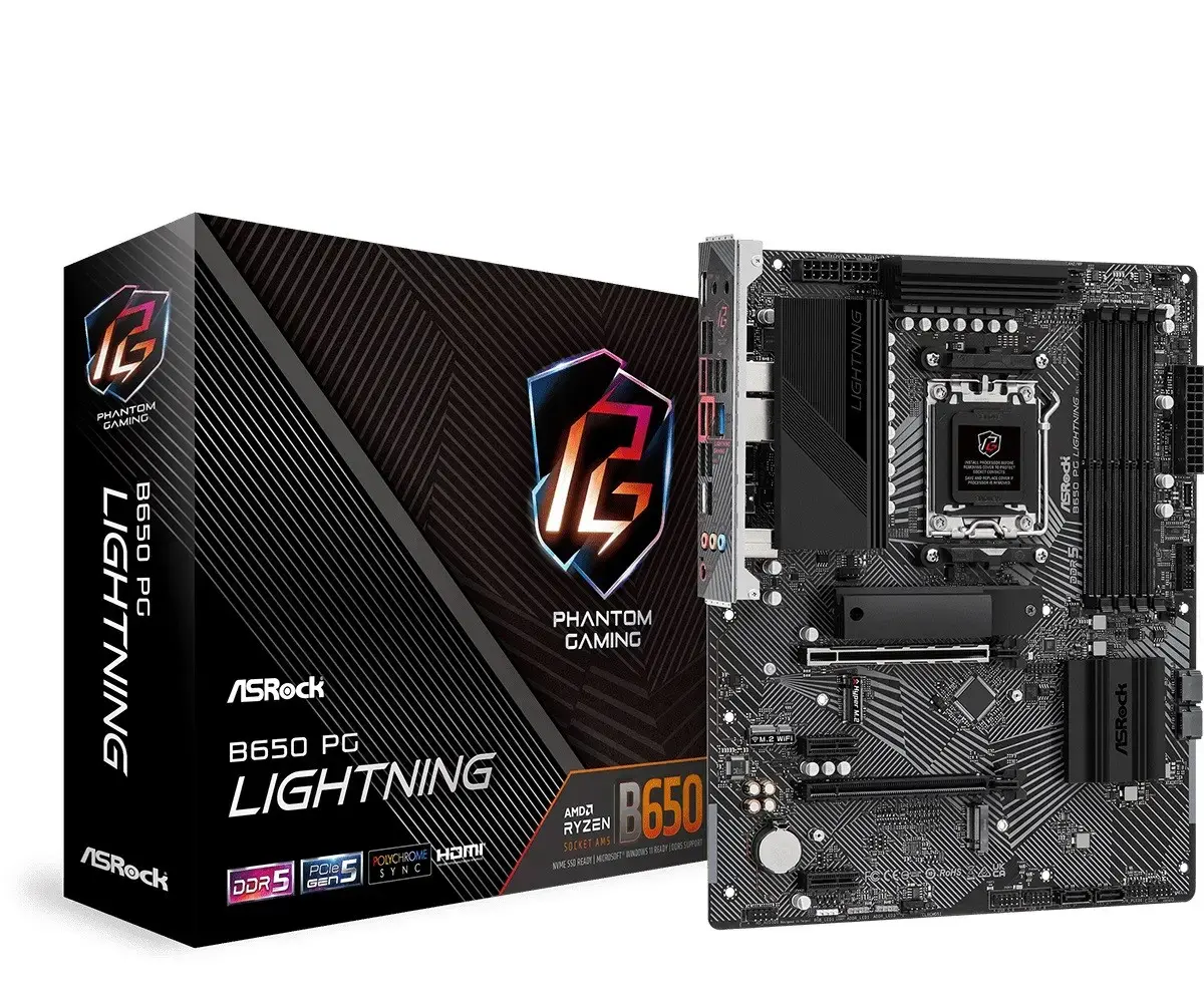 B650 PG LIGHTNING AM5 4DDR5 HDMI M.2 ATX