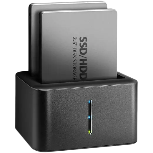 AXAGON ADSA-D25 USB 3.2 Gen 1 - 2x SATA 6G 2.5'' SSD/HDD CLONE DUAL MINI dock