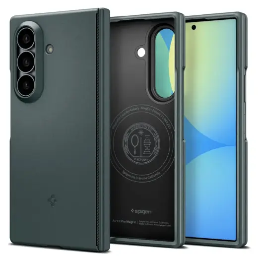 Spigen Air Fit Pro чехол с поддержкой MagSafe для телефона Samsung Galaxy Z Fold 8 Ultra (F976) зелёный