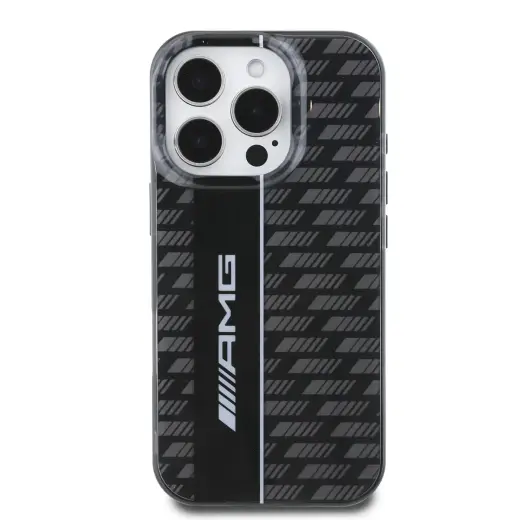 AMG Carbon Pattern Case for iPhone 16 Pro Black