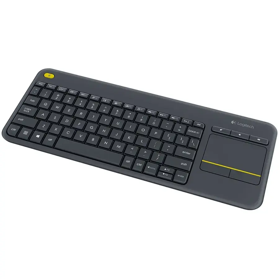LOGITECH K400 Plus Wireless Touch Keyboard - BLACK - CZE-SKY