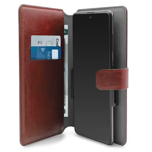 PURO Wallet 360° XXL etui uniwersalne czerwony|red obrotowe z kieszeniami na karty UNIWALLET4REDXXL
