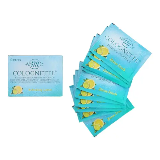 Set, 4711, Colognette Refreshing Lemon, Cleansing Wipes, 10 pcs