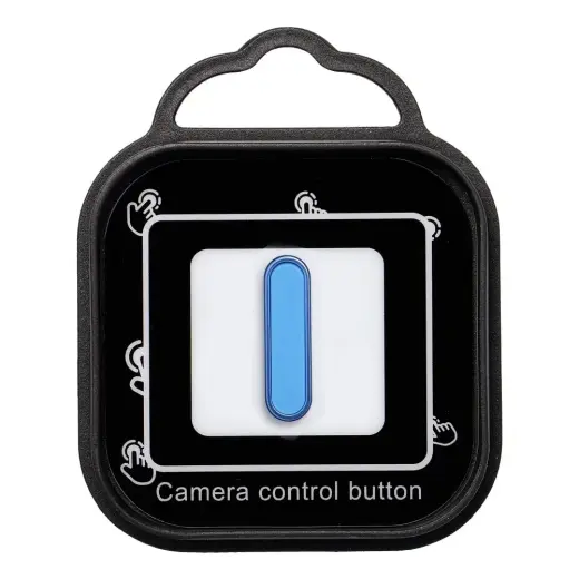 Camera Control active button Drop Glue / Clear telefono dėklas su MagSafe palaikymu iPhone 16 mėlynas