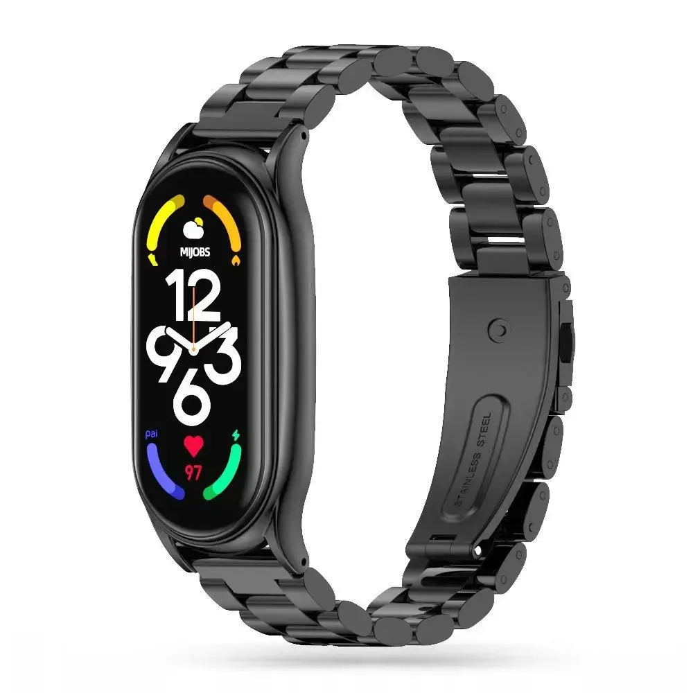 Tech-Protect Stainless bracelet for Xiaomi Mi Smart Band 7 | 7 NFC - black