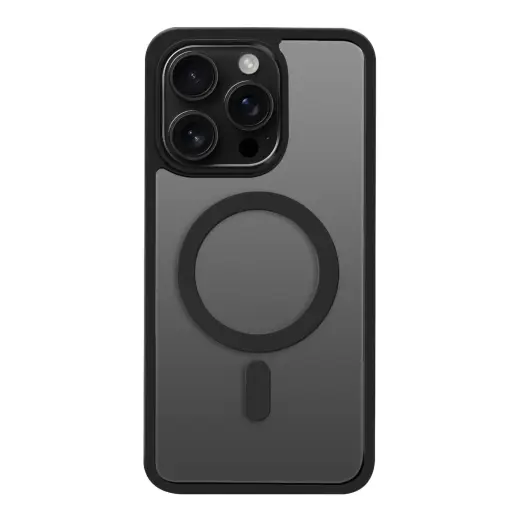Satin Matt Mag iPhone 16 Pro cace black