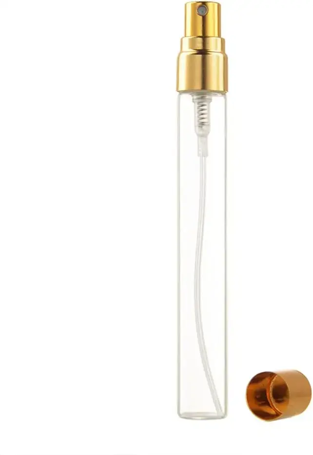 By Perfume atkārtoti uzpildāma stikla smaržu pudelīte 2ml zeltains