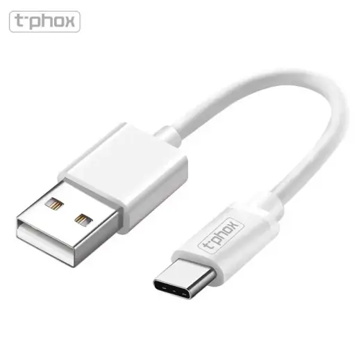 T-PHOX EXCEED data transfer and charging cable | USB-A to USB-C | 15W | 0.5m | white