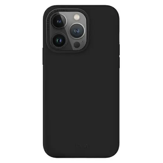 UNIQ etui Lino iPhone 14 Pro Max 6,7" czarny|midnidght black