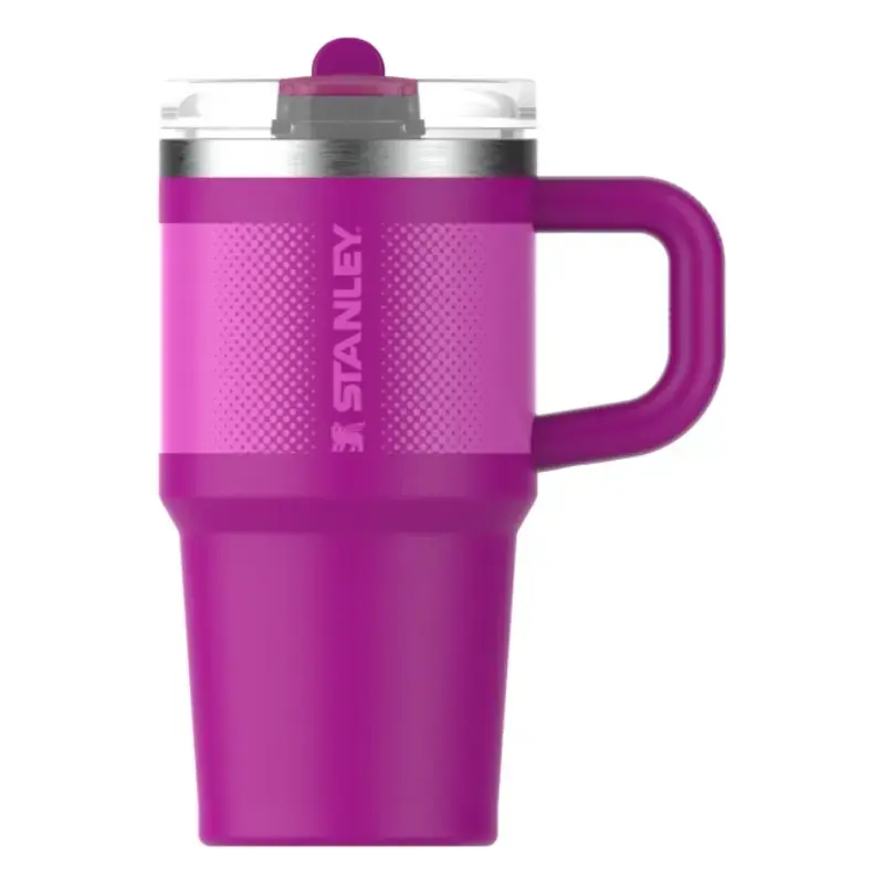Termospuodelis su šiaudeliu The Quencher ProTour Flip Straw Tumbler 0.59L violetinė