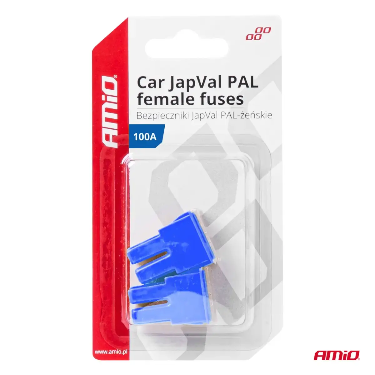 Car JapVal PAL Female fuses 100A AMIO-03395