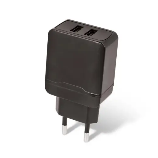 Setty wall charger 2xUSB 2,4A LS-02 black JMP