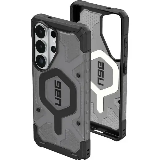 UAG Urban Armor Gear case PATHFINDER CLEAR MAGNET with built-in magnet for SAMSUNG S26 Ultra ash black