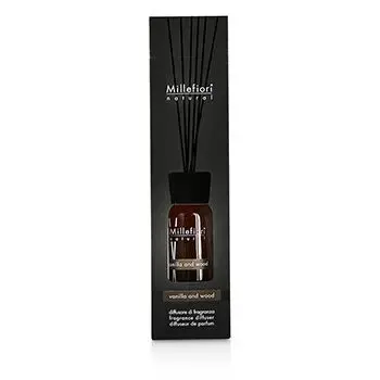 Millefiori Natural Diffuser (Vanilla and Wood) - Aroma Diffuser - 100 Ml