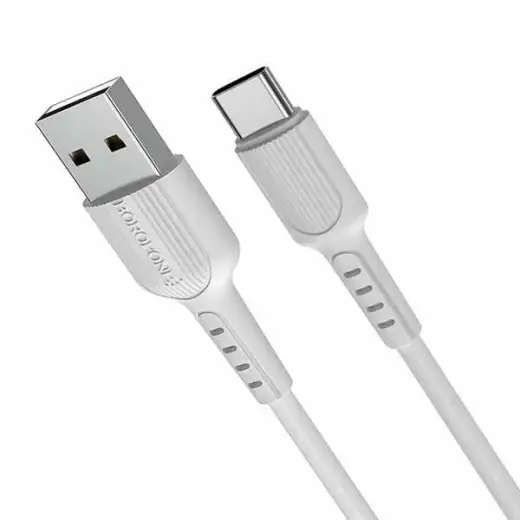 Borofone X16 data transfer and charging cable | USB-C | 12W | 1m | white