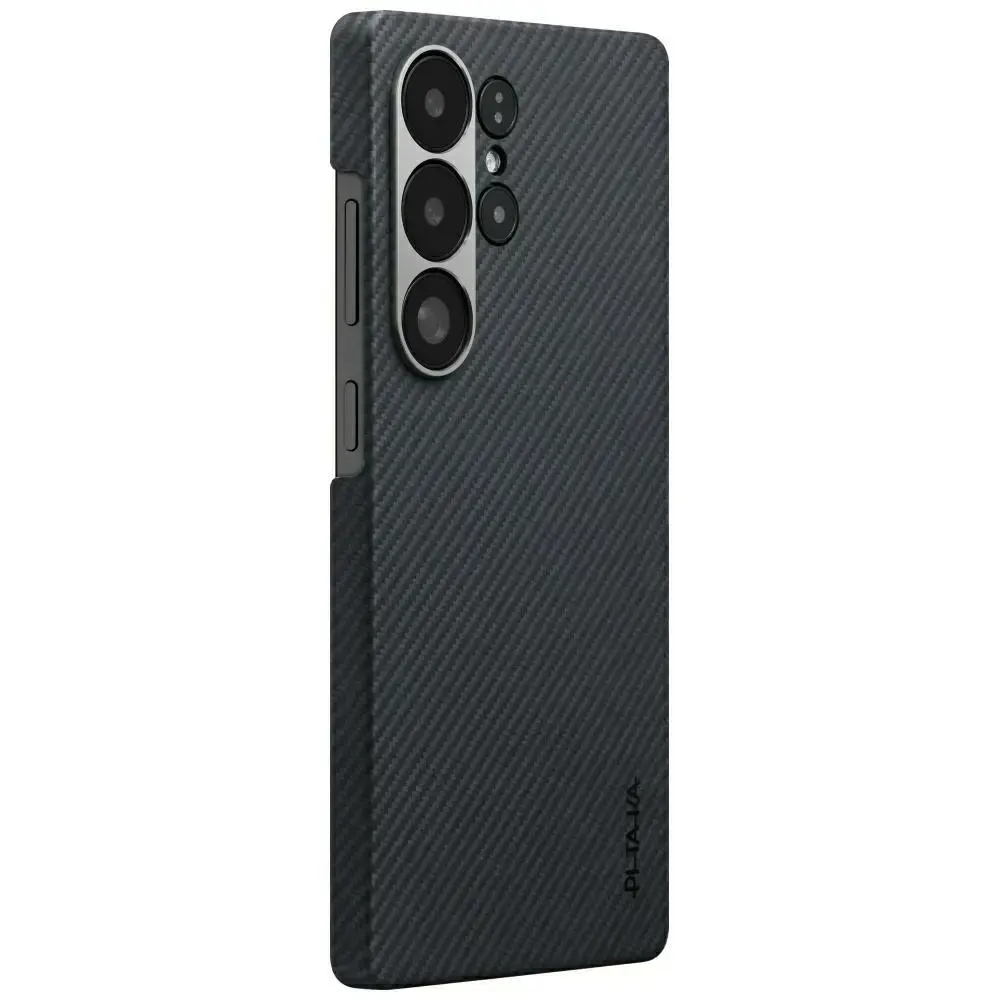 PITAKA Ultra-Slim maciņš telefonam Samsung Galaxy S25 Ultra melns grey