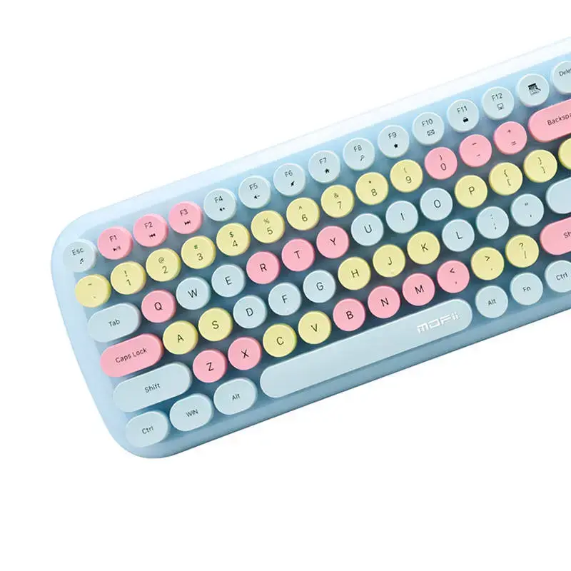 Wireless keyboard + mouse set MOFII Candy XR 2.4G (Blue)