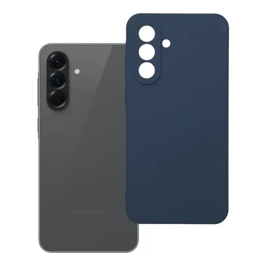 Silicone telefono dėklas Samsung Galaxy A56 (A566) mėlynas