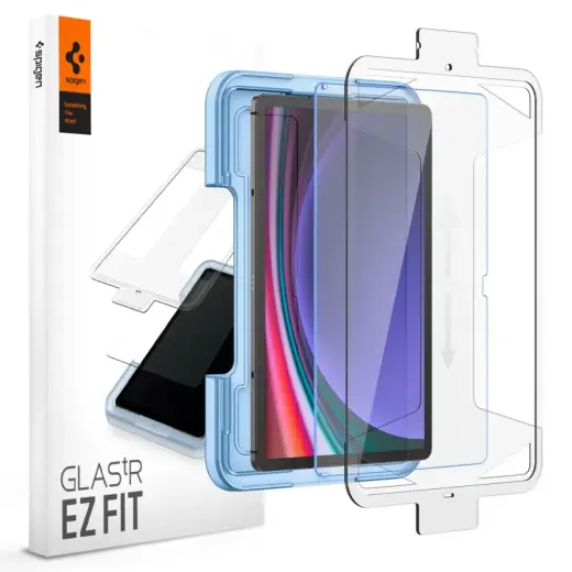SZKŁO HARTOWANE SPIGEN GLAS.TR ”EZ FIT” GALAXY TAB S9 11.0 / S9 FE / S10 FE / S10 LITE 10.9 X710 / X716B / X510 / X516B / X520 / X526 / X400 / X406B CLEAR