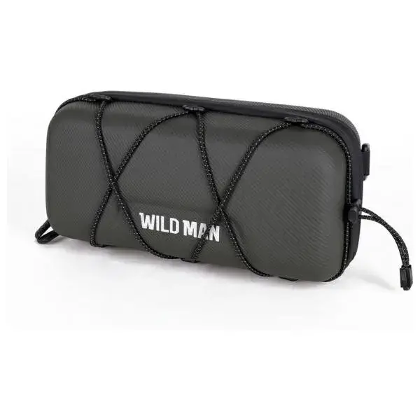 WILDMAN traveling bag for bike handlebars with zipper 2L GD8 green