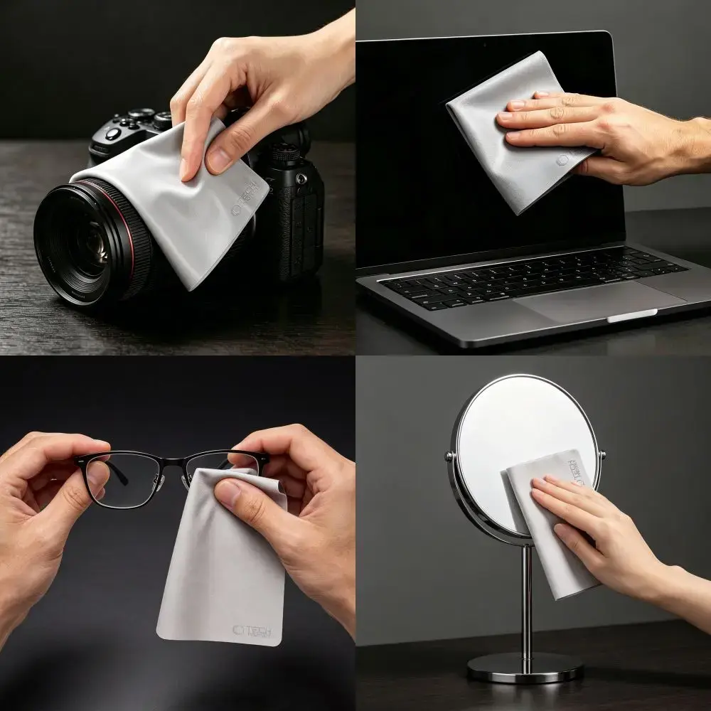 ŚCIERECZKA DO EKRANÓW TECH-PROTECT POLISHING CLOTH LAPTOP 13-14 GREY