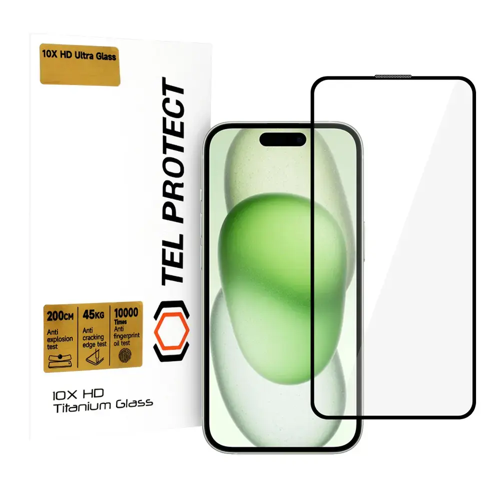 Tempered glass Tel Protect 10X HD Titanium for Iphone 16 (envelope)