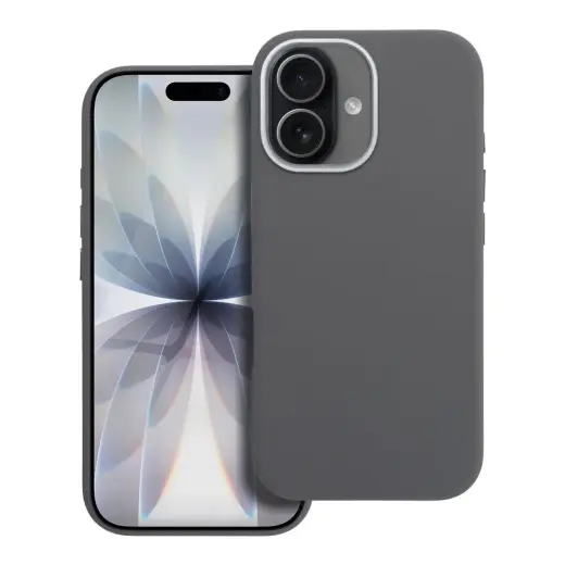 Forcell F-Protect Frame Premium maciņš ar MagSafe atbalstu telefonam iPhone 17 pelēks