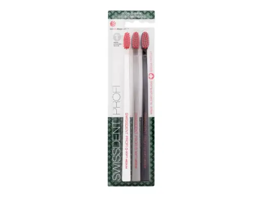 Swissdent Profi Colours Trio Soft-Medium Toothbrush 3 pc
