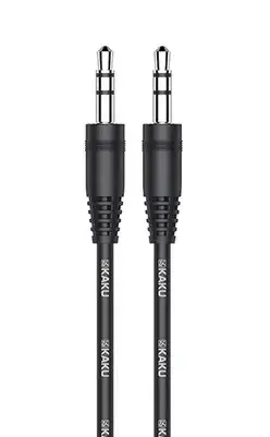 iKaku KSC-450 Aux Ligzdas 3.5mm spraudnis uz 3.5mm spraudnis Stereo Audio 1m Kabelis Melns 6921042115481