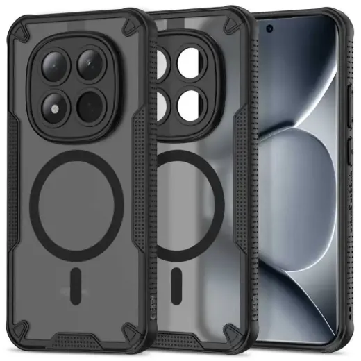 TECH-PROTECT RUGGED SHIELD MAGSAFE XIAOMI POCO M8 PRO / REDMI NOTE 15 PRO+ PLUS 5G MATTE BLACK