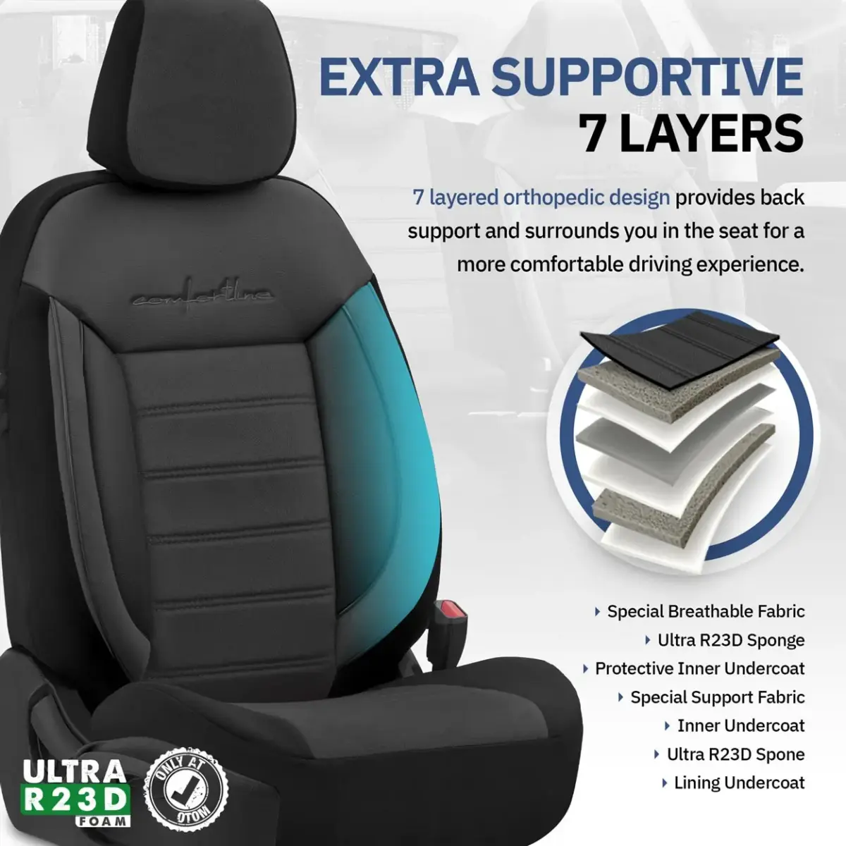 Car seat covers set OTOM COMFORTLINE 209