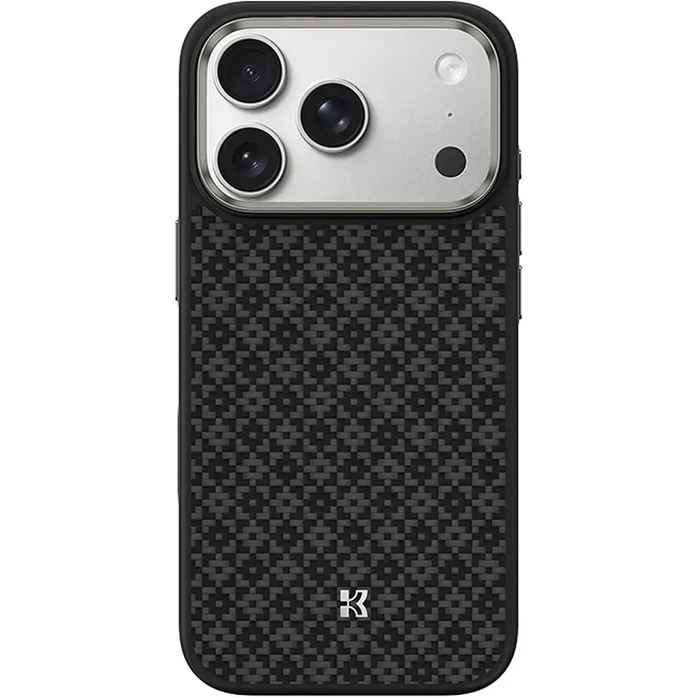 Benks Armor Pro Armor Grid Kevlar Metal Frame 600D phone case for iPhone 18 Pro | iPhone 17 Pro black