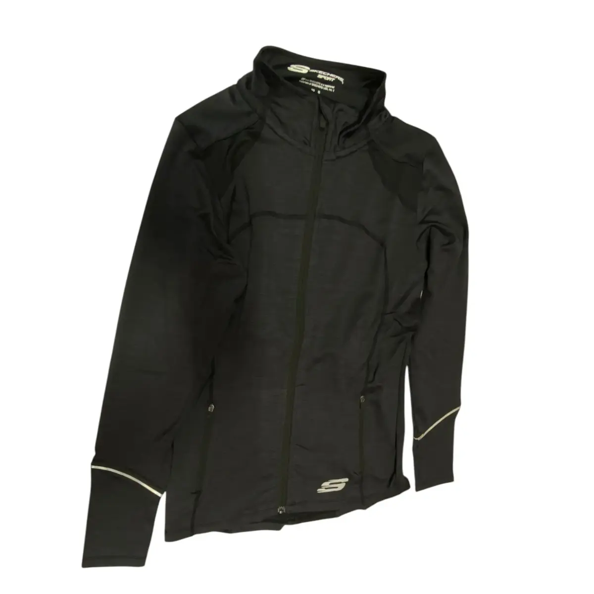 Skechers, Leia Mari, Sports Women Synthetic Jacket, Black, Size 10