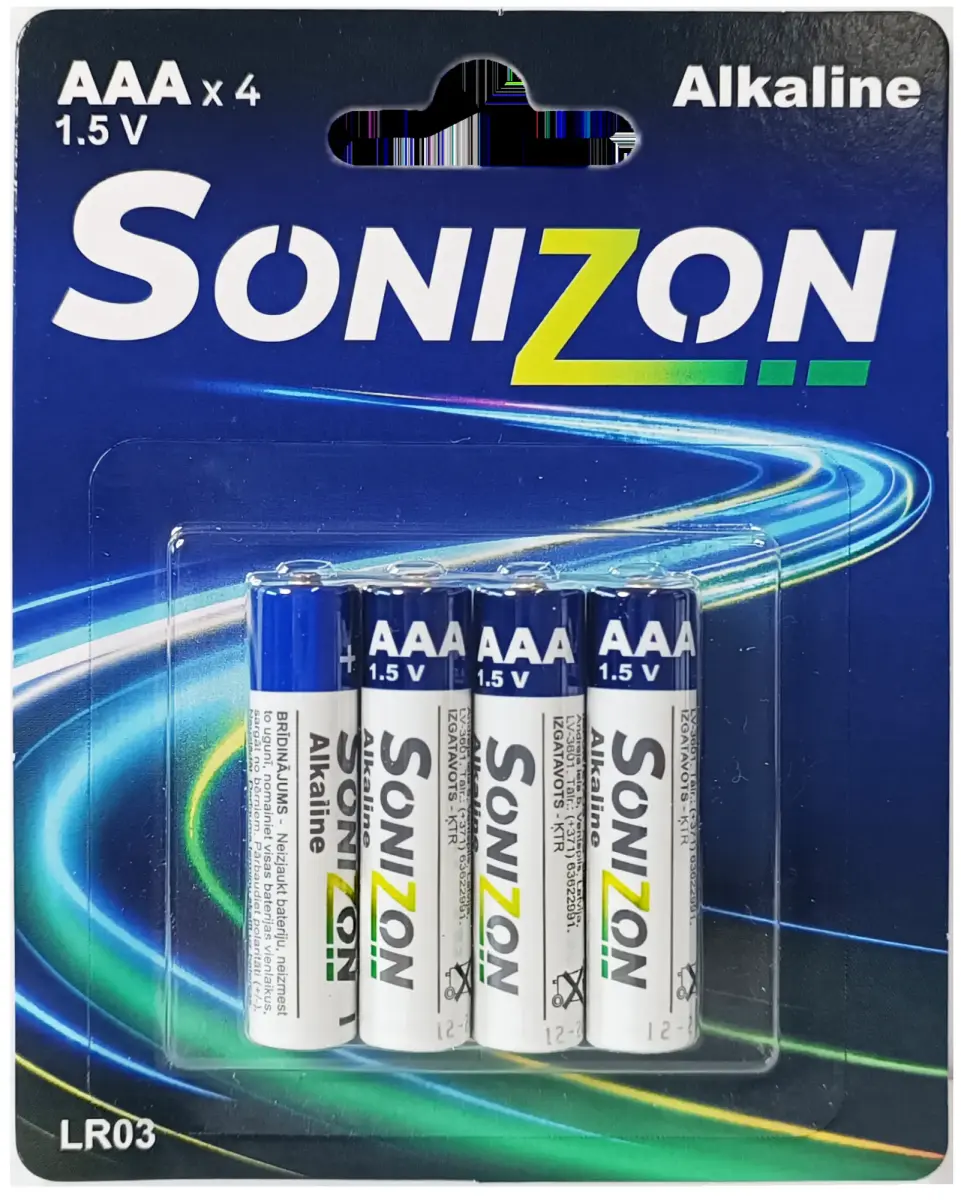 Baterija Sonizon AAA 4gb