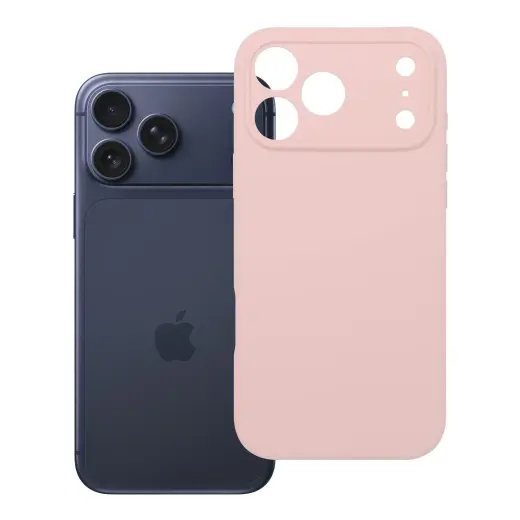 Silicone 2mm maciņš telefonam iPhone 18 Pro Max | iPhone 17 Pro Max rozā