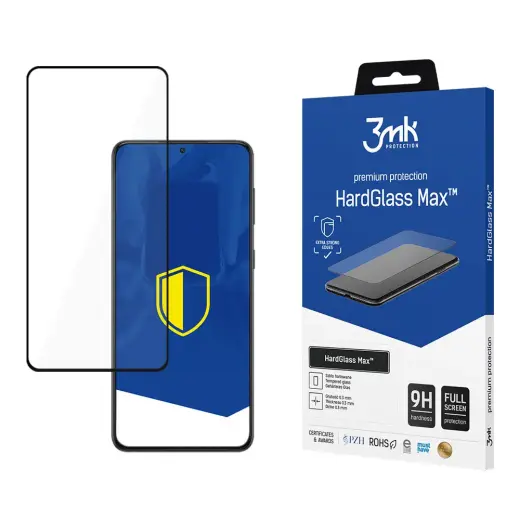 3mk HardGlass Max™ защитное стекло для телефона Samsung Galaxy S22 черный