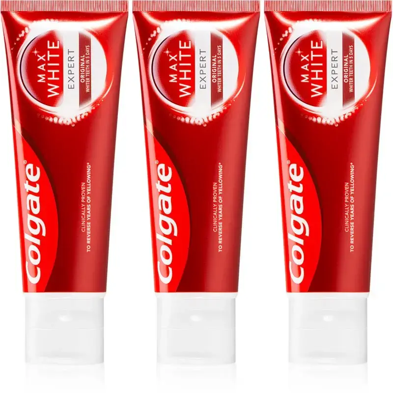 Colgate Max White Expert Original Whitening Toothpaste 3 X 75 Ml