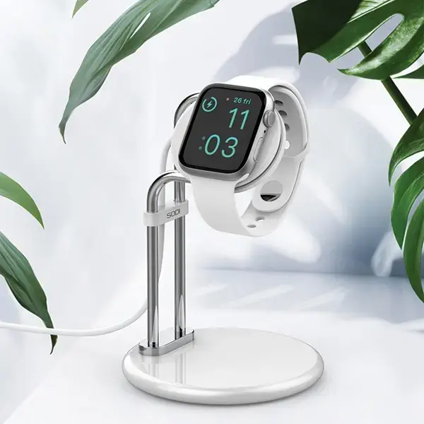 SODI Stojak na Apple Watch SAW-300 srebrny|silver
