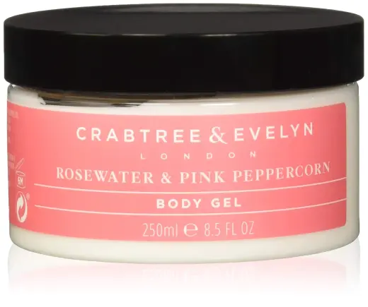 Crabtree & Evelyn, Rosewater & Pink Peppercorn, Hydrating, Body Gel, 250 ml