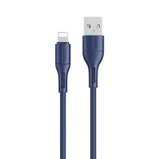 USAMS SJ500USB03 data transfer and charging cable | USB-A to Lightning | 10W | 1m | blue