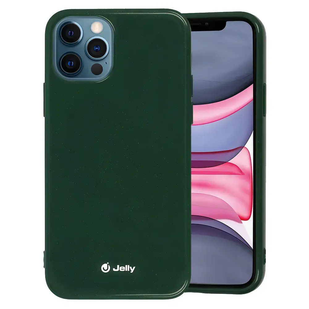 Jelly maciņš telefonam iPhone 12 mini zaļš
