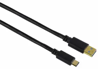 Hama USB Type-C Male - USB Male 0.75m Black