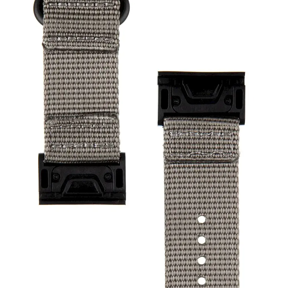 Tactical 677 Nylon Band for Garmin Fenix 5X|6X QuickFit 26mm Grey