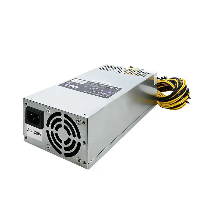 Qoltec PCI-E power supply Smart 1600W | 80 Plus Gold | Data mining