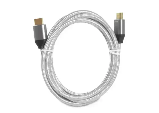 LTC LXHD214 videokaabel HDMI-HDMI | v2.1 | UHD | 8K | 5m hõbedane