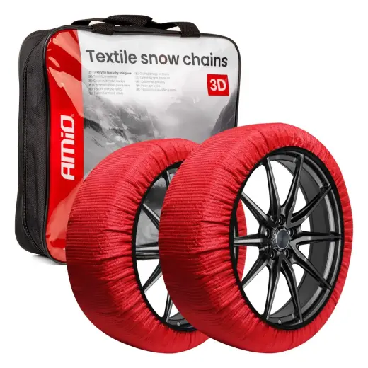 Textile snow chains 3D L EN16662-1 Önorm V5121 2 pcs AMIO-04509