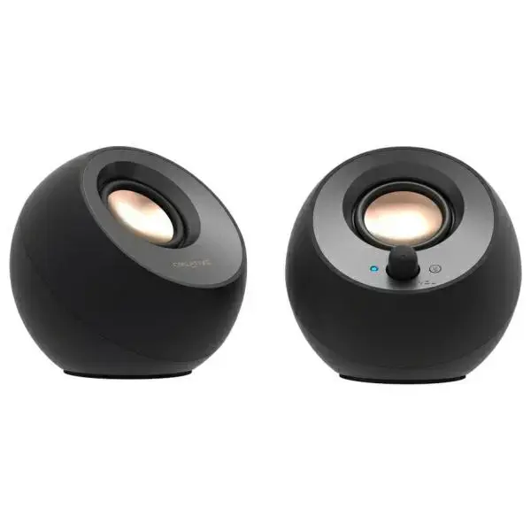 Creative Głośniki do komputera Pebble     2.0 V3 czarny|black Bluetooth 5.0 USB-C